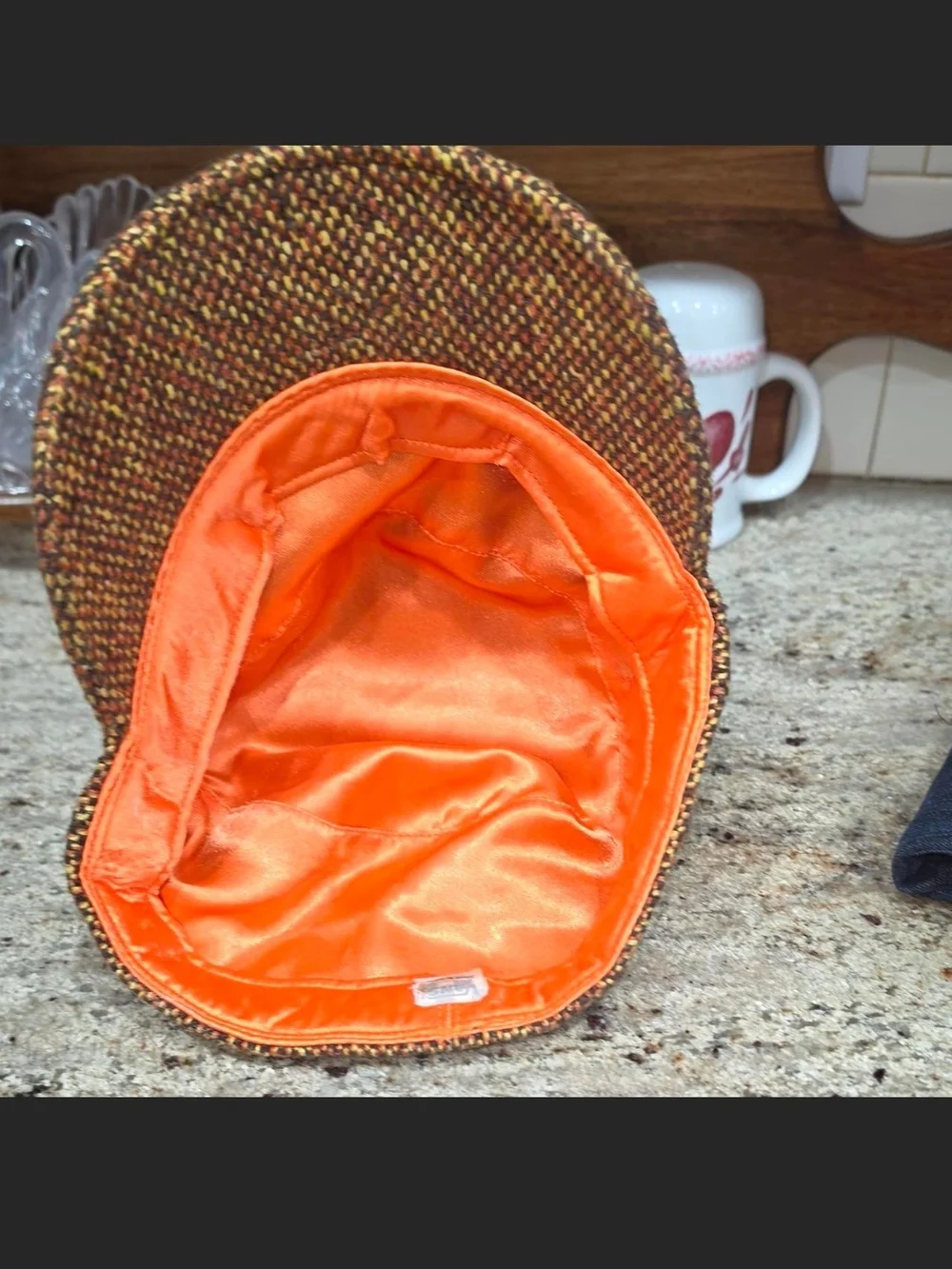 Vans Orange Cadet  Satin-Lined Hat